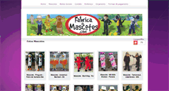 Desktop Screenshot of fabricademascotes.com